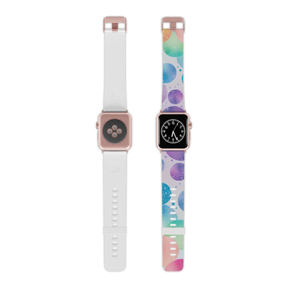 Pastel Galaxy Bubbles Apple Watch Band