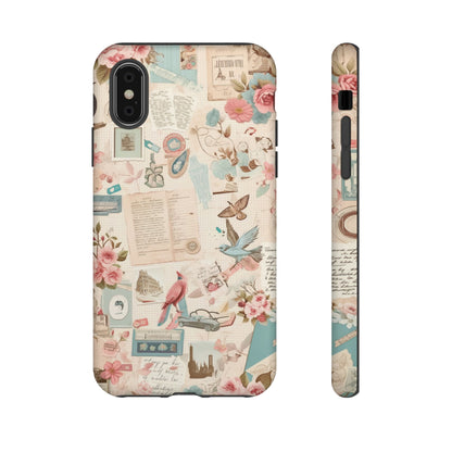 Vintage Collage iPhone Case - Retro Nostalgic Protective Cover