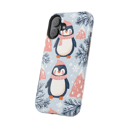 Penguin in Winter Wonderland MagSafe iPhone Case