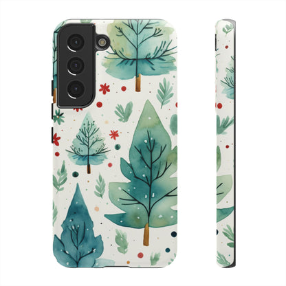 Watercolor Winter Forest -  Samsung Galaxy Series Case