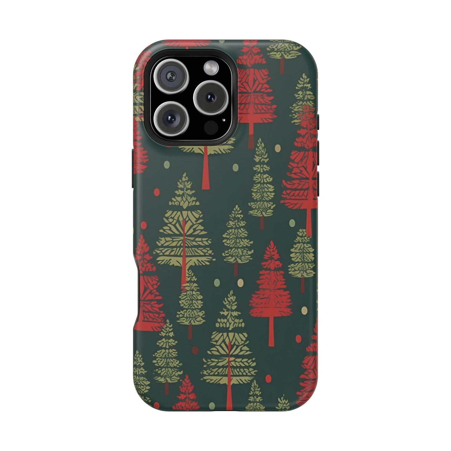 Retro Christmas Trees Pattern -  MagSafe iPhone Series Case