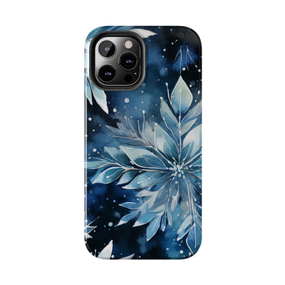 Winter’s Embrace – Blue Snowflake Samsung Galaxy Case