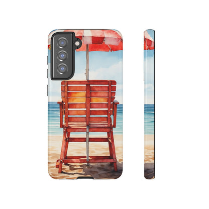 Beachfront Sunset Lounge Samsung Galaxy Case – Rearview Edition