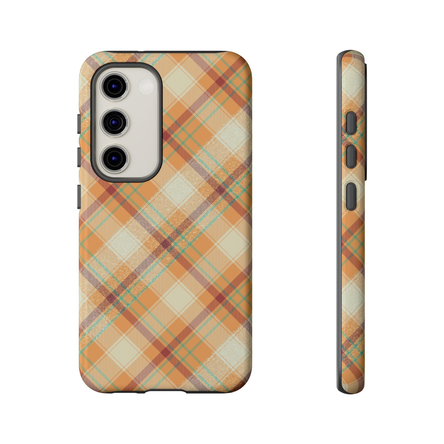 Samsung Galaxy Case - Warm Autumn Plaid Design