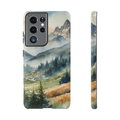 Serene Alpine Forest - Samsung Galaxy Case