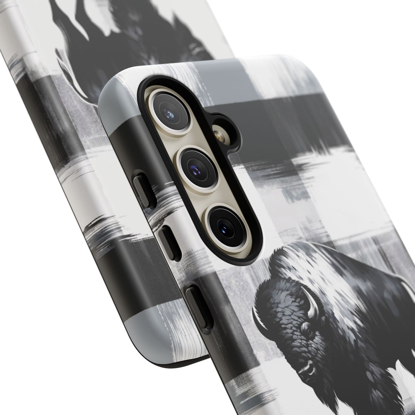 Black White Buffalo Plaid Phone Case! - BOGO Cases