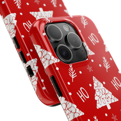 iPhone Case: Ho Ho Ho – Christmas Tree Wonderland