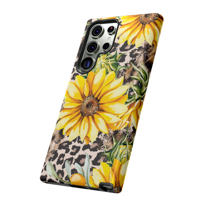 Leopard Sunflower Chic - Samsung Galaxy Series Case