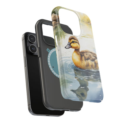 Graceful Duck Reflection – MagSafe iPhone Case