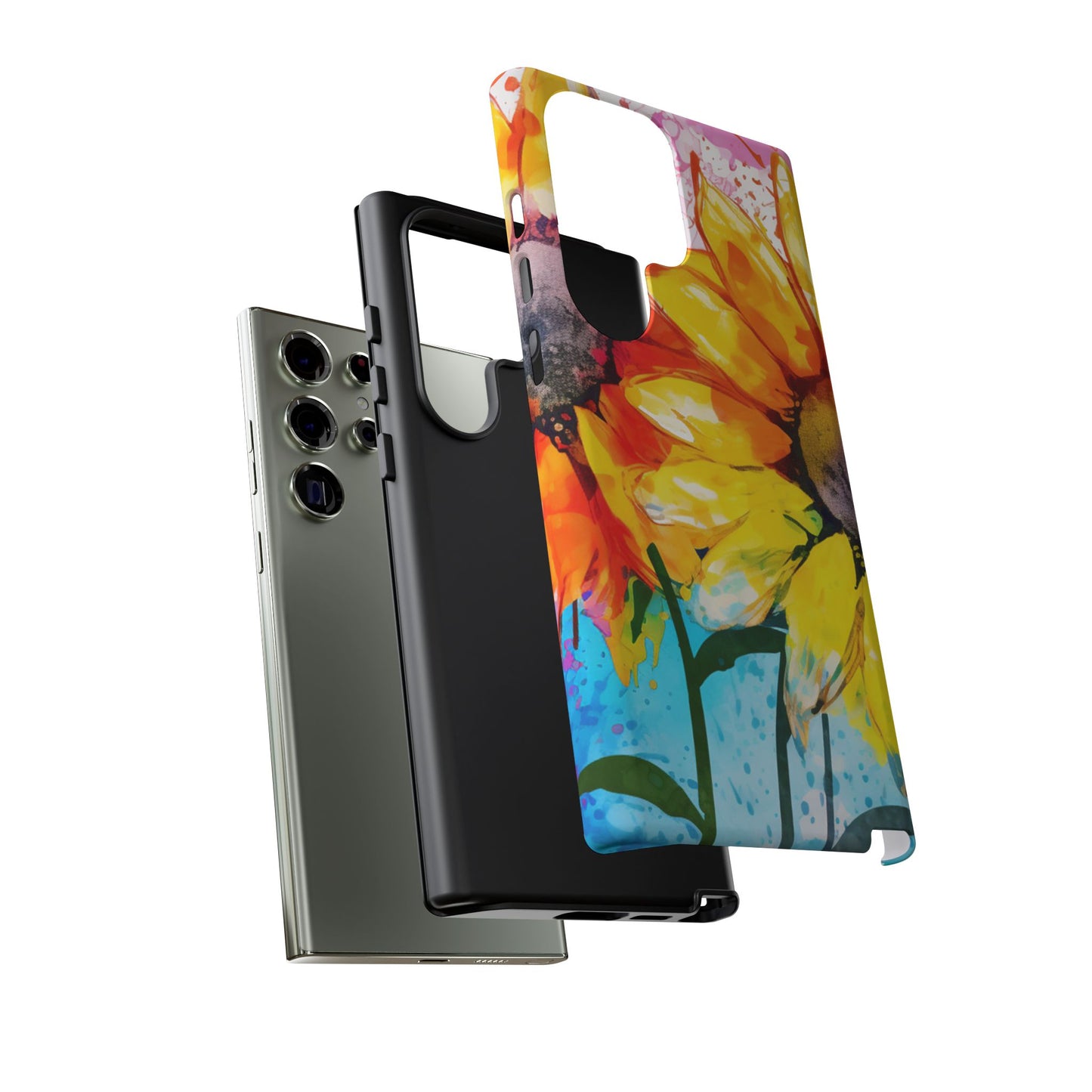 Bold Watercolor Sunflowers - Samsung Galaxy Series Case