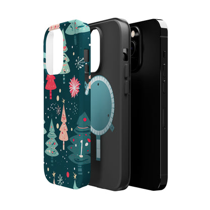 Whimsical Christmas Trees - MagSafe iPhone Series Case