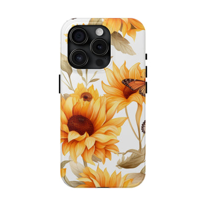 Sunflower & Monarch Garden - iPhone Series Case