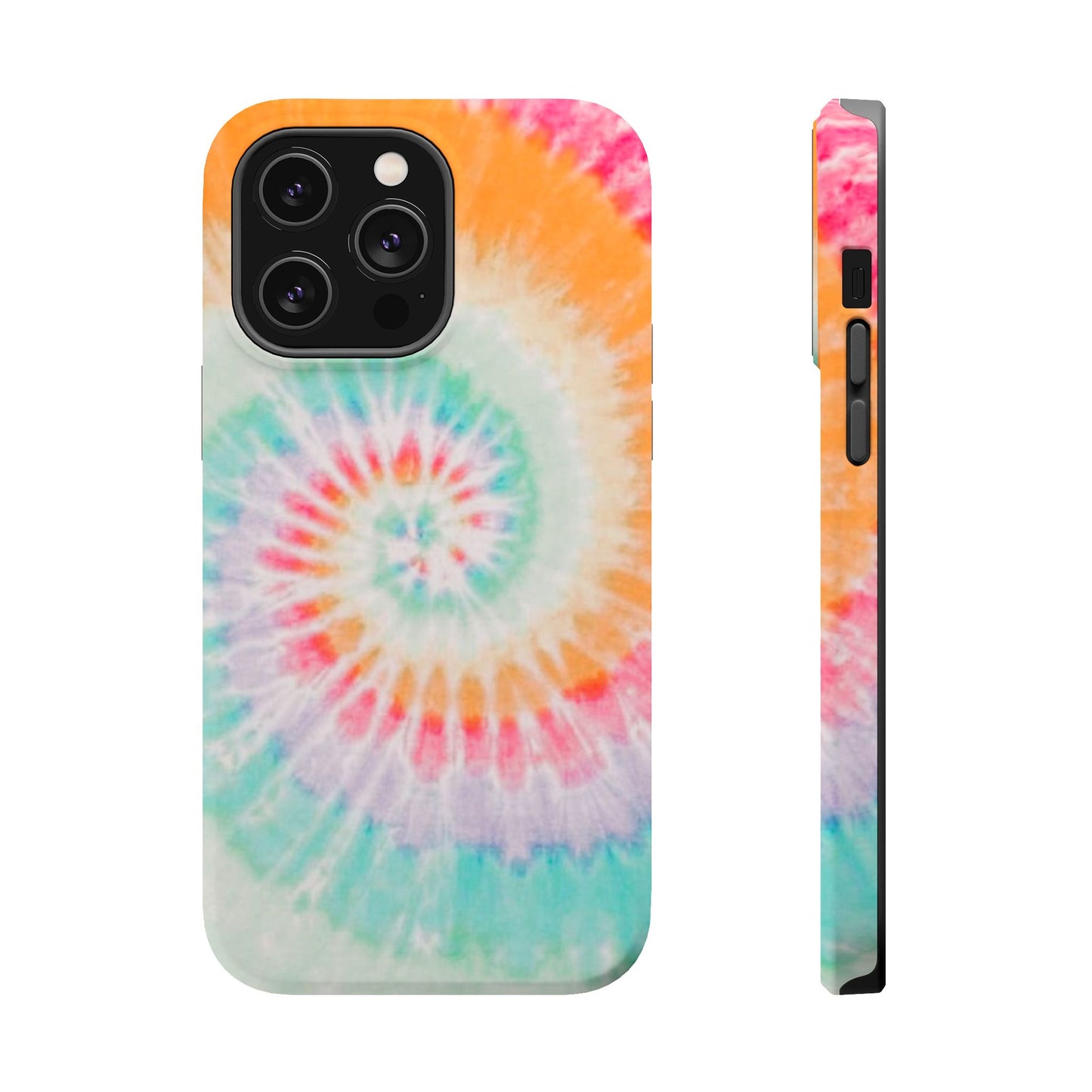 Pastel Tie-Dye MagSafe iPhone Case – Soft Colors & Magnetic Functionality