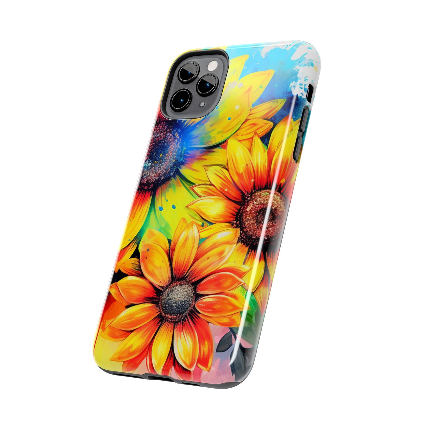 Vibrant Sunflower Splash - iPhone Series Case