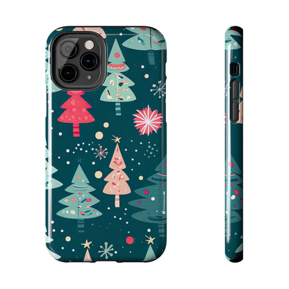 Whimsical Christmas Trees - iPhone Series Case