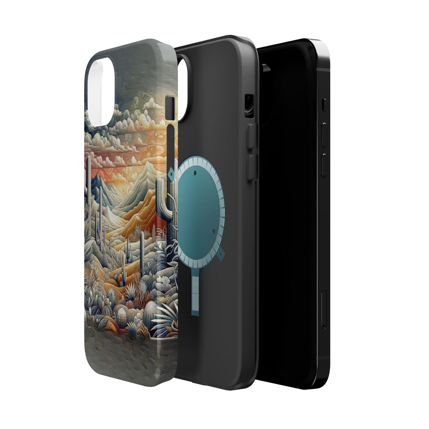 Rugged Elegance Cactus iPhone Case