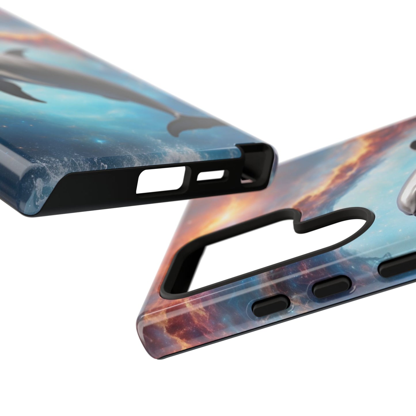 Cosmic Dolphin Space Vibes - Samsung Galaxy Case