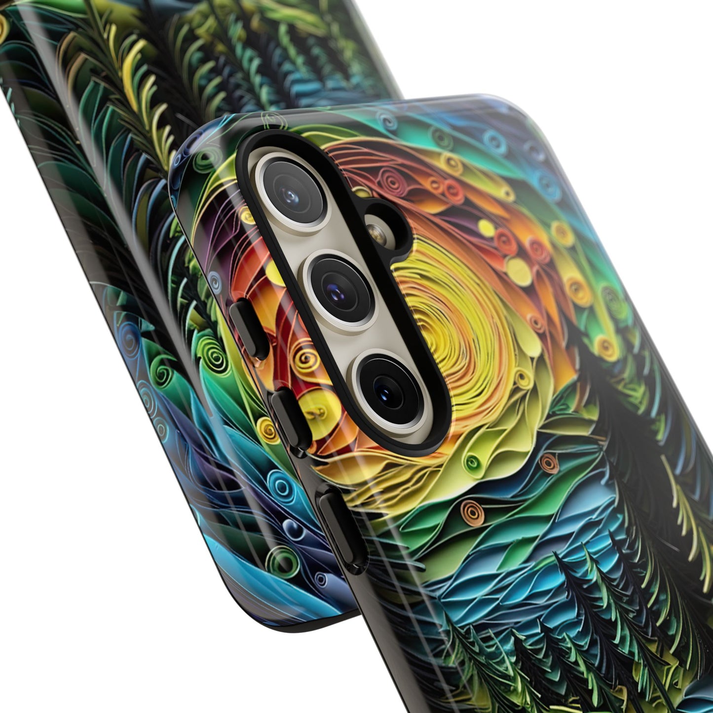 Radiant Forest Sunset Samsung Galaxy Case – Artistic Landscape Design