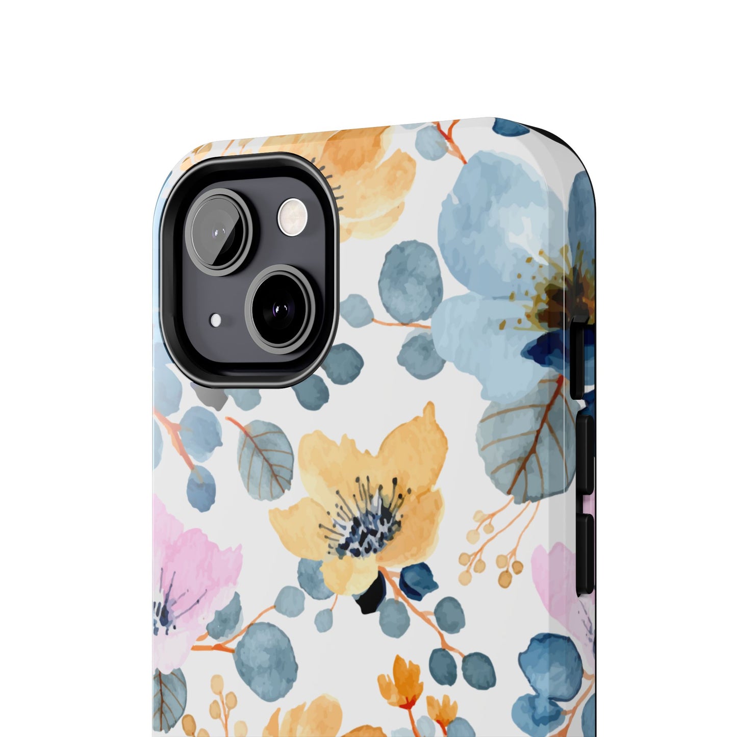 Spring Radiance – iPhone Series Case with Bright Watercolor Flowers