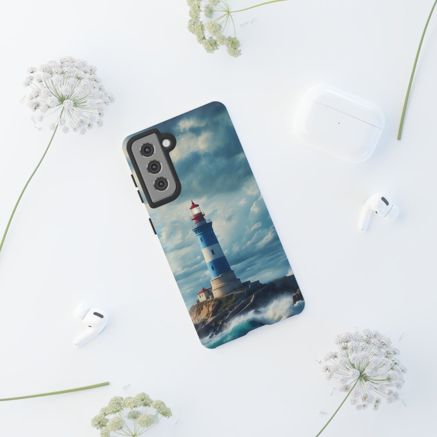 Samsung Galaxy Case - Coastal Lighthouse Design