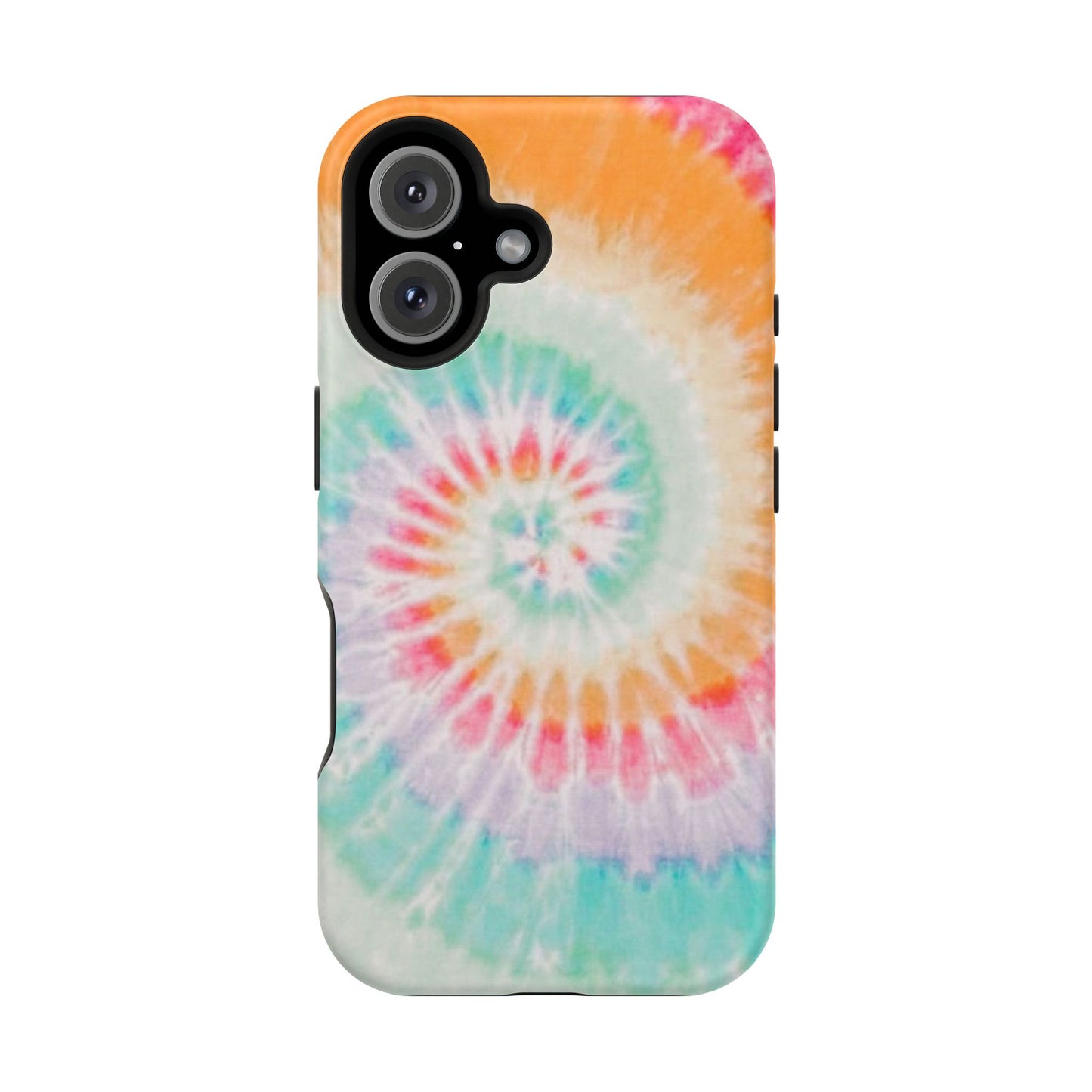 Pastel Tie-Dye MagSafe iPhone Case – Soft Colors & Magnetic Functionality