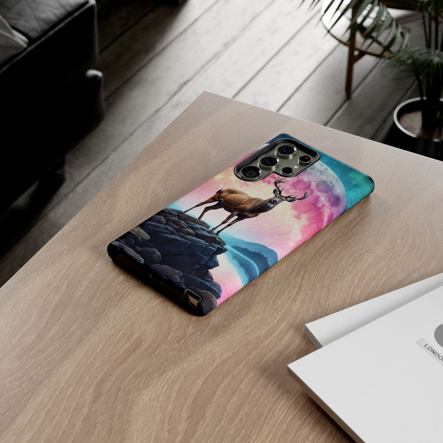 Stag in Moonlit Glow Samsung Galaxy Case