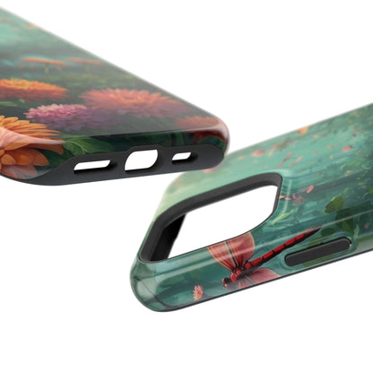 Enchanted Forest Dragonflies & Blossoms – MagSafe iPhone Series Case