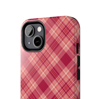 Rustic Red Plaid – iPhone Series Case