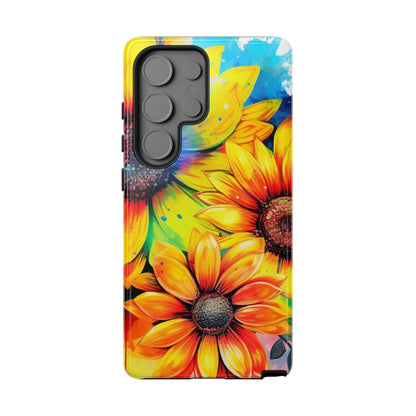 Vibrant Sunflower Splash - Samsung Galaxy Series Case