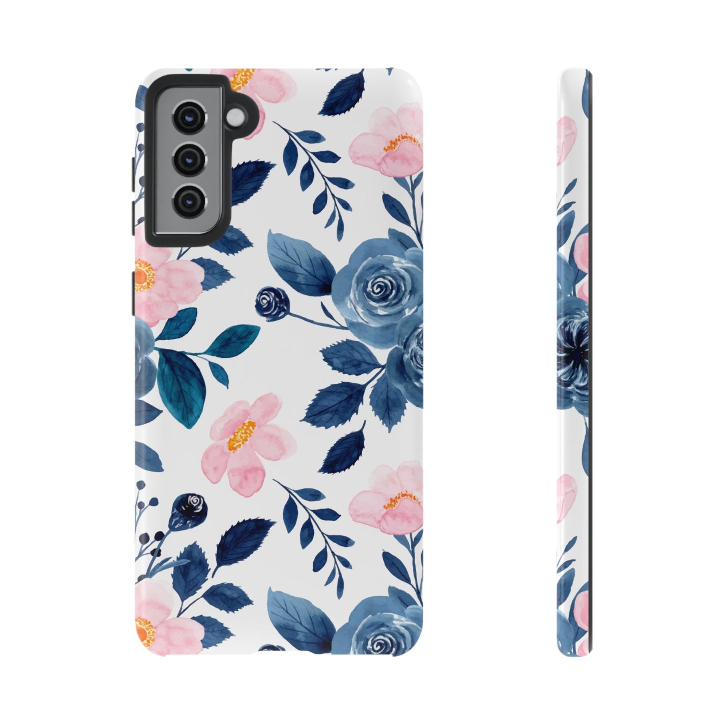 Pastel Garden Charm – Samsung Galaxy Case with Delicate Floral Design