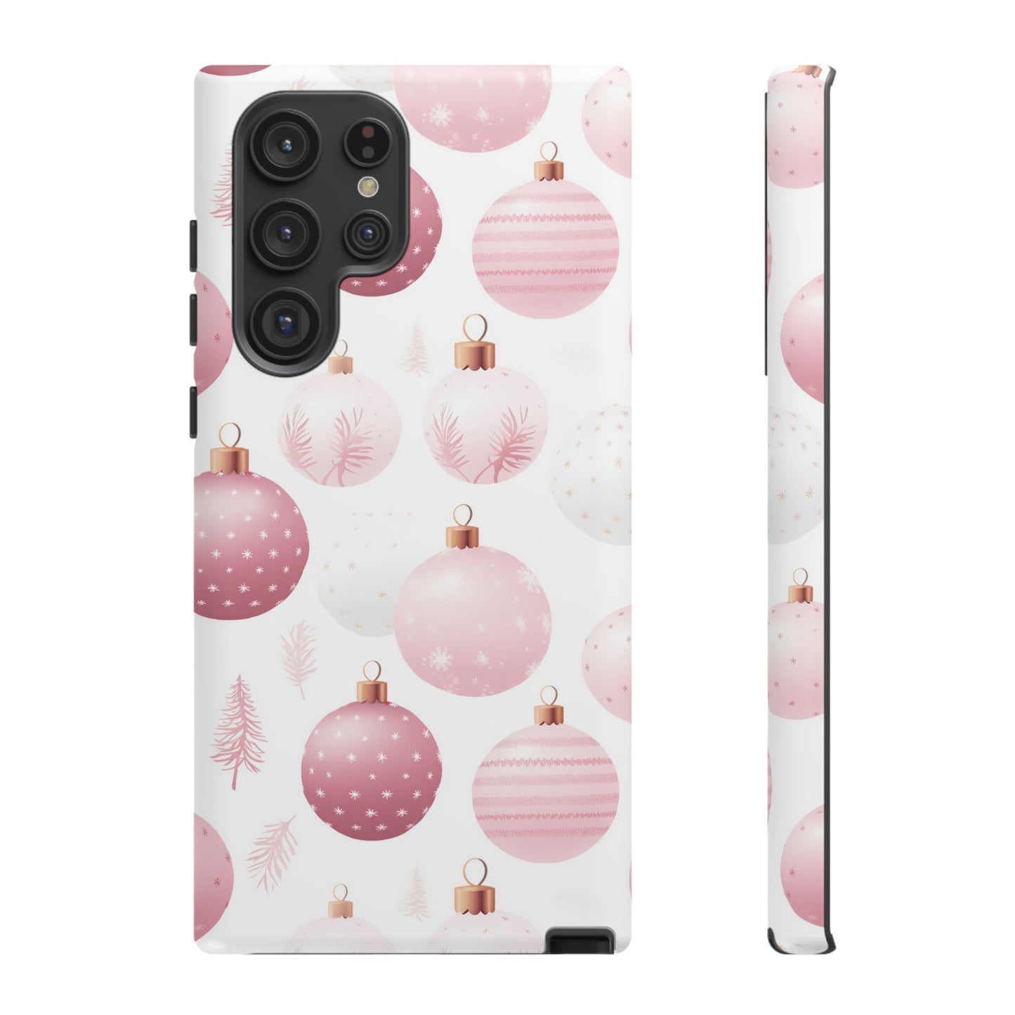 Samsung Galaxy Case: Merry in Pink – Christmas Balls