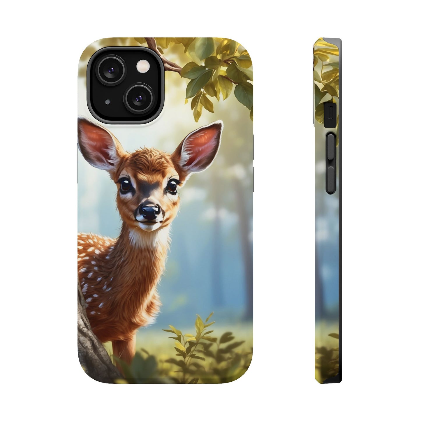 Whimsical Fawn in a Sunlit Forest MagSafe iPhone Case