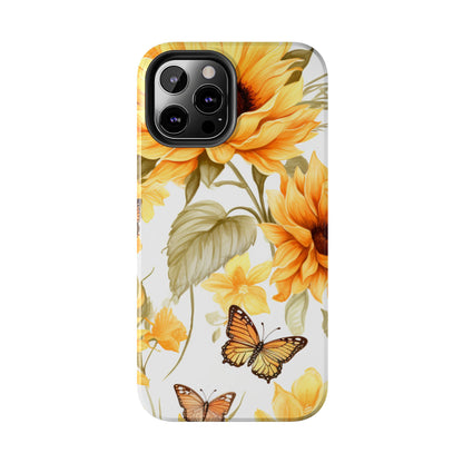 Sunflower & Butterfly Bliss - iPhone Series Case