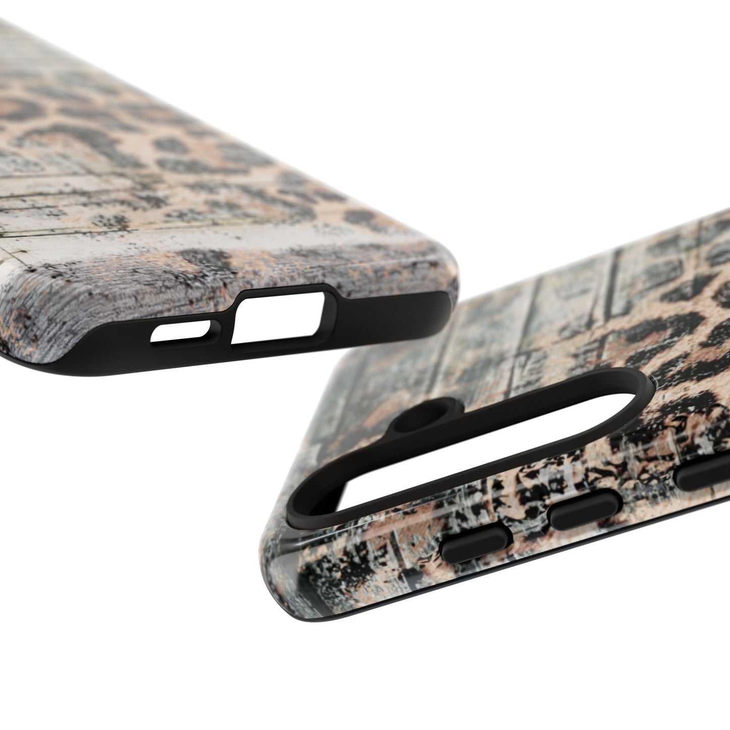 Rustic Leopard Wood Print - iPhone Series Case