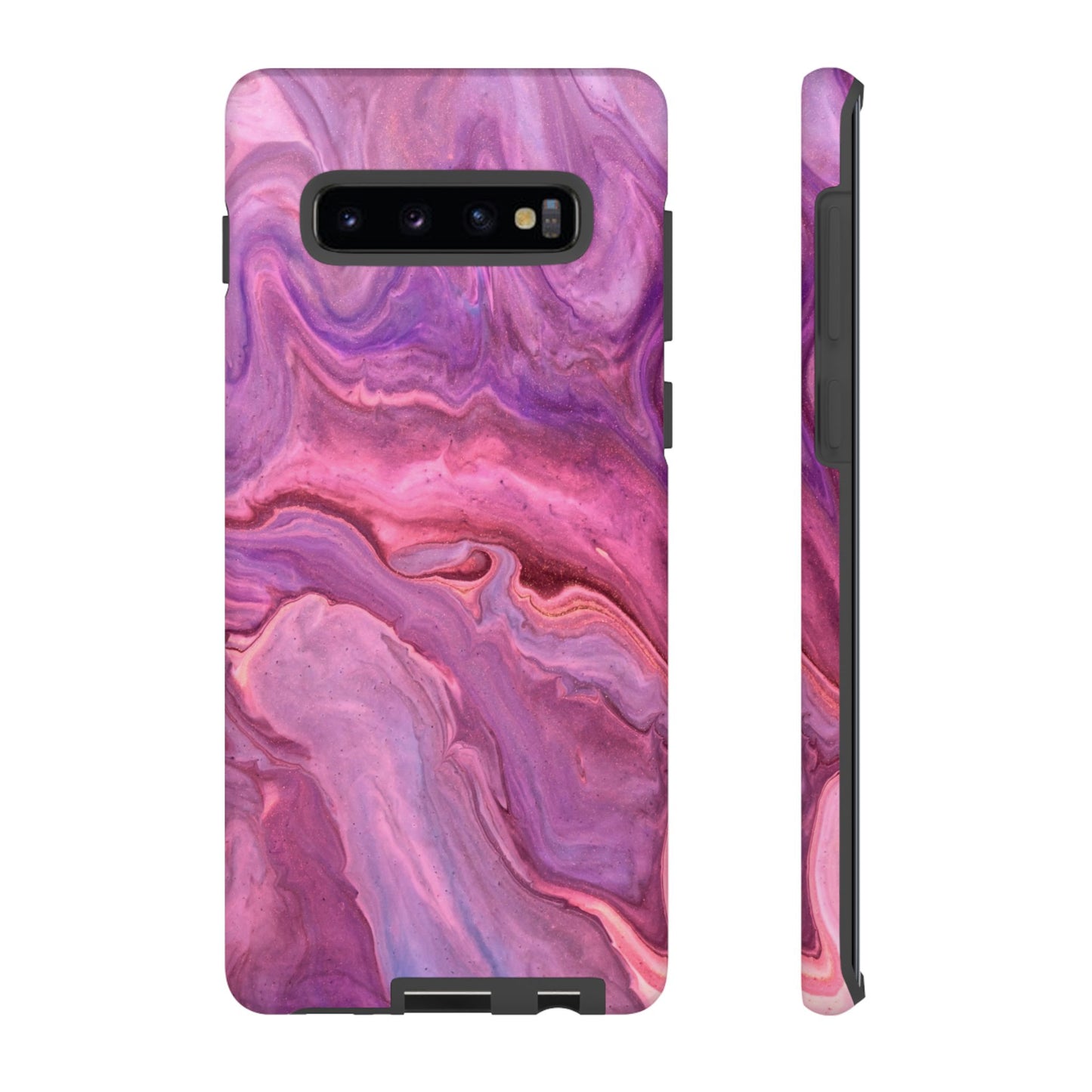 Lavender Dreamscape – Samsung Galaxy Case with Purple & Pink Marble Art