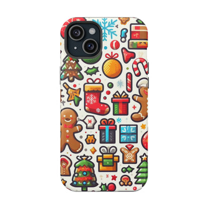 Festive Christmas Icons Pattern – MagSafe iPhone Series Case