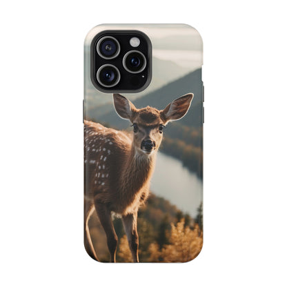 Whimsical Fawn in a Sunlit Forest MagSafe iPhone Case