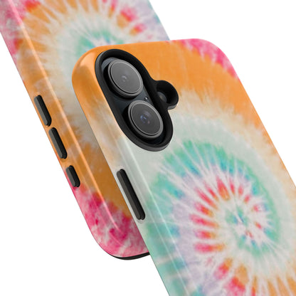 Pastel Swirl Tie-Dye iPhone Case – Soft & Minimalistic Style