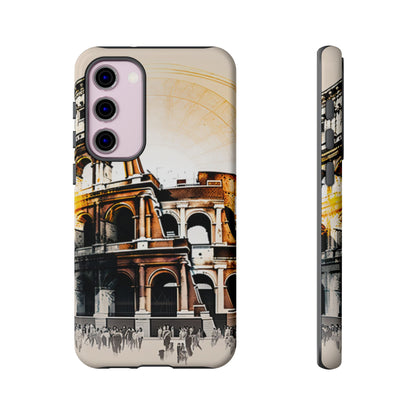 Rome Colosseum Samsung Galaxy Case - Historic Landmark Artwork with Italian Flair