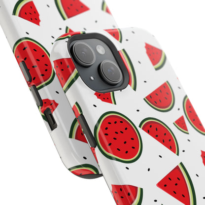 Sweet Watermelon MagSafe iPhone Case – Fresh & Fun Fruit Pattern with Summer Vibes