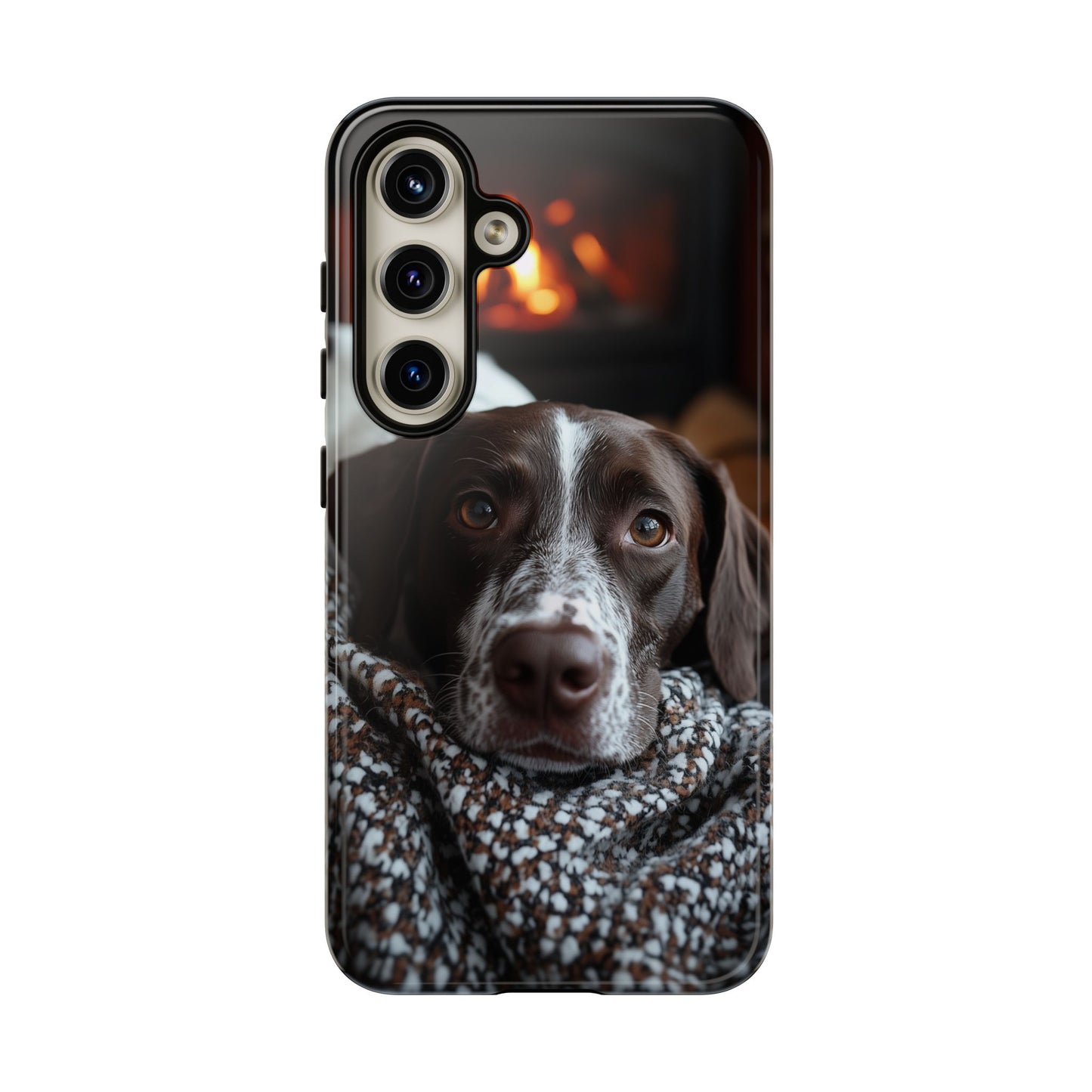 Relaxed German Shorthaired Pointer Samsung Galaxy Case – Rustic Charm Protective Cover