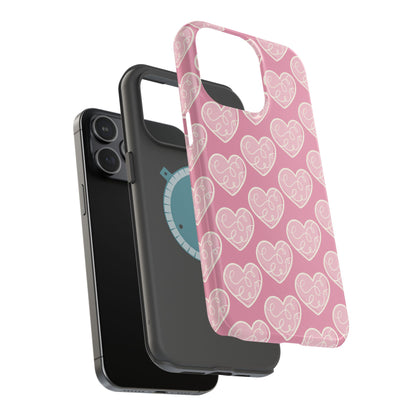 Soft Pink Hearts – MagSafe Case