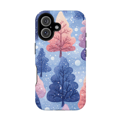 Pink & Purple Winter Wonderland - MagSafe iPhone Series Case