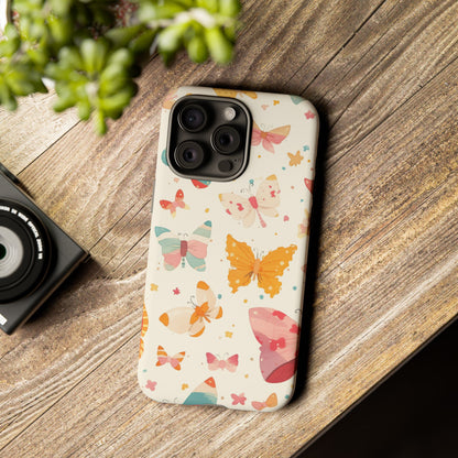 Coquette Watercolor Butterfly iPhone Case