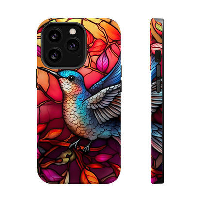 Radiant Multicolor Bird Artwork - MagSafe iPhone Case