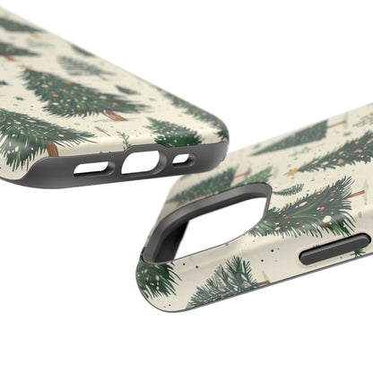 Festive Christmas Tree Forest Pattern – MagSafe iPhone Series Case