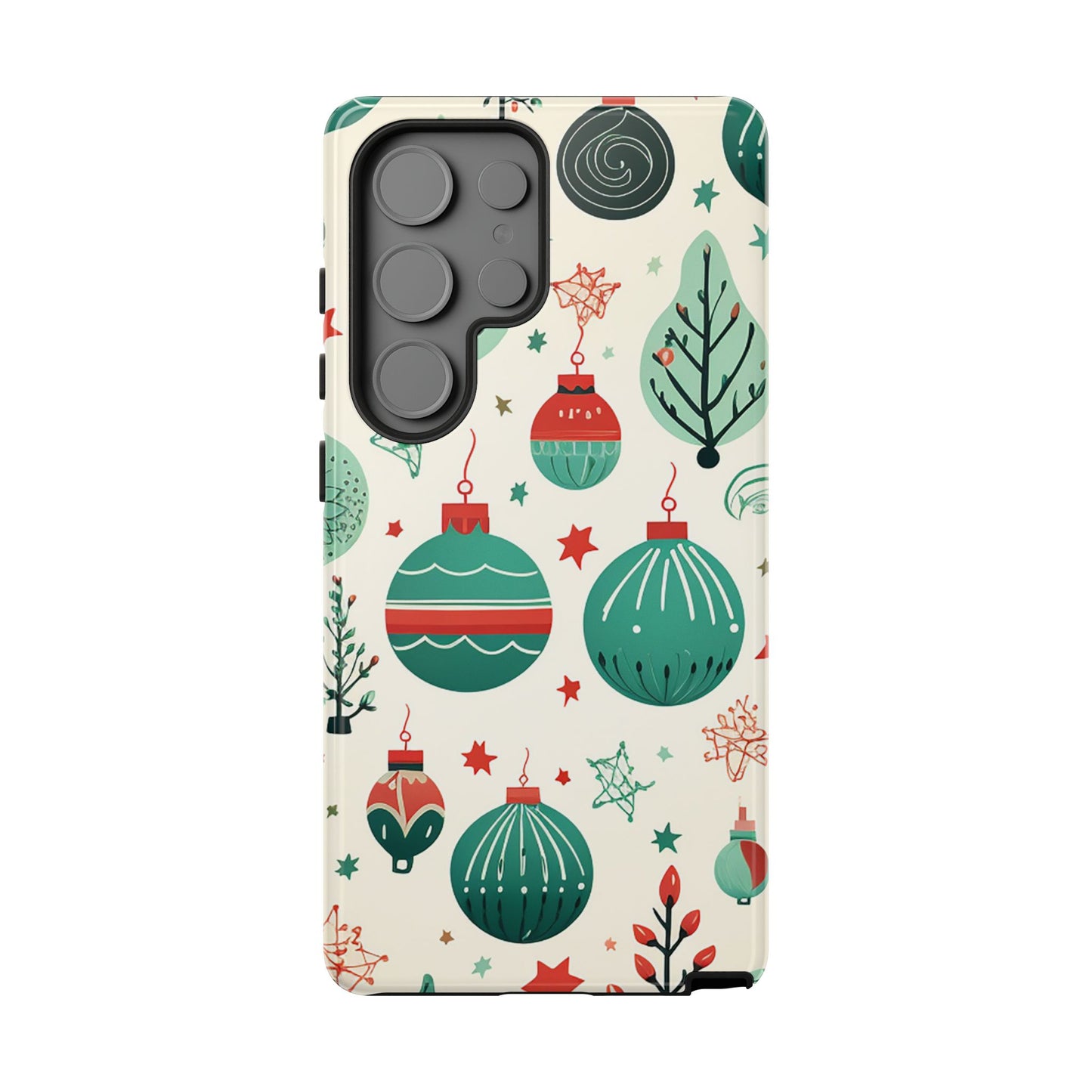 Vintage Christmas Ornaments Pattern – Samsung Galaxy Series Case
