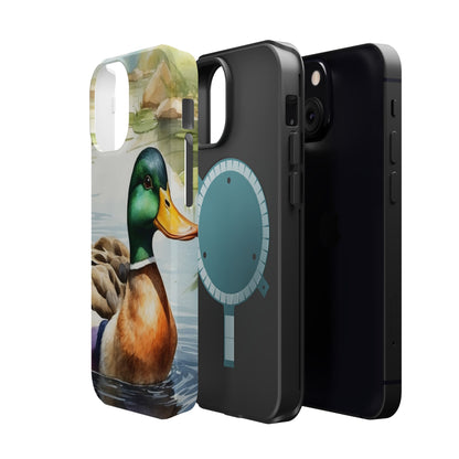 Serene Duck Reflection - MagSafe iPhone Case