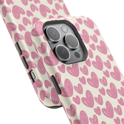 Heartfelt Pattern MagSafe iPhone Case