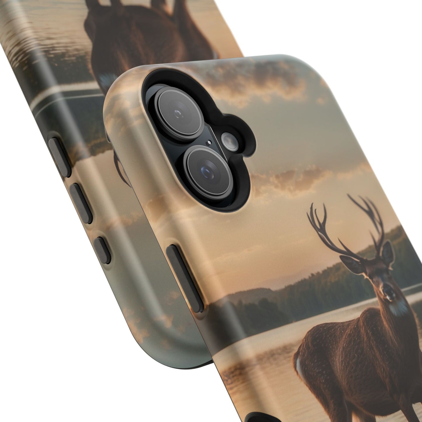 Majestic Stag at Sunset – MagSafe iPhone Case